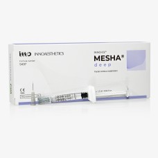 INNO-CE® MESHA® DEEP (1 x 1.2 ml)– це філер на основі зшитої гіалуронової кислоти, призначений для відновлення об'єму особи, втраченої з віком.